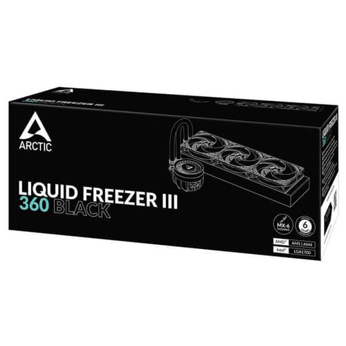 Arctic Liquid Freezer III-360 CPU Liquid Cooler (Black)