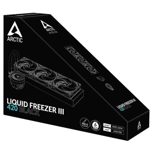 Arctic Liquid Freezer III-420 CPU Liquid Cooler (Black)