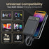 PORTRONICS Luxcell Bind Mini 10K Powerbank | In Built Type C & 8 Pin Cable |22.5W Fast Charging |Compact & Light Weight |Triple Output