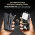 PORTRONICS Luxcell Bind Mini 10K Powerbank | In Built Type C & 8 Pin Cable |22.5W Fast Charging |Compact & Light Weight |Triple Output