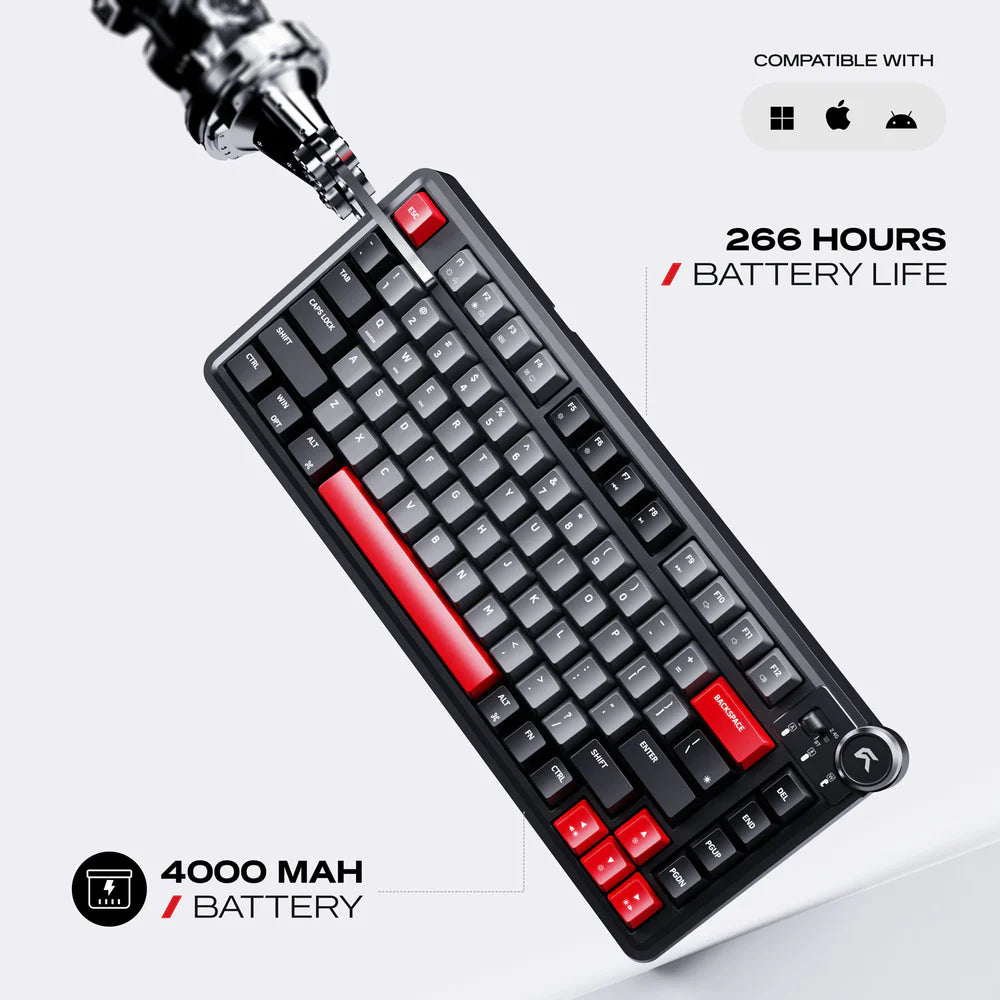 Cybeart Nighthawk 75 | TKL Tri-Mode Gaming Keyboard - | Buy Online at Shwetha Computers