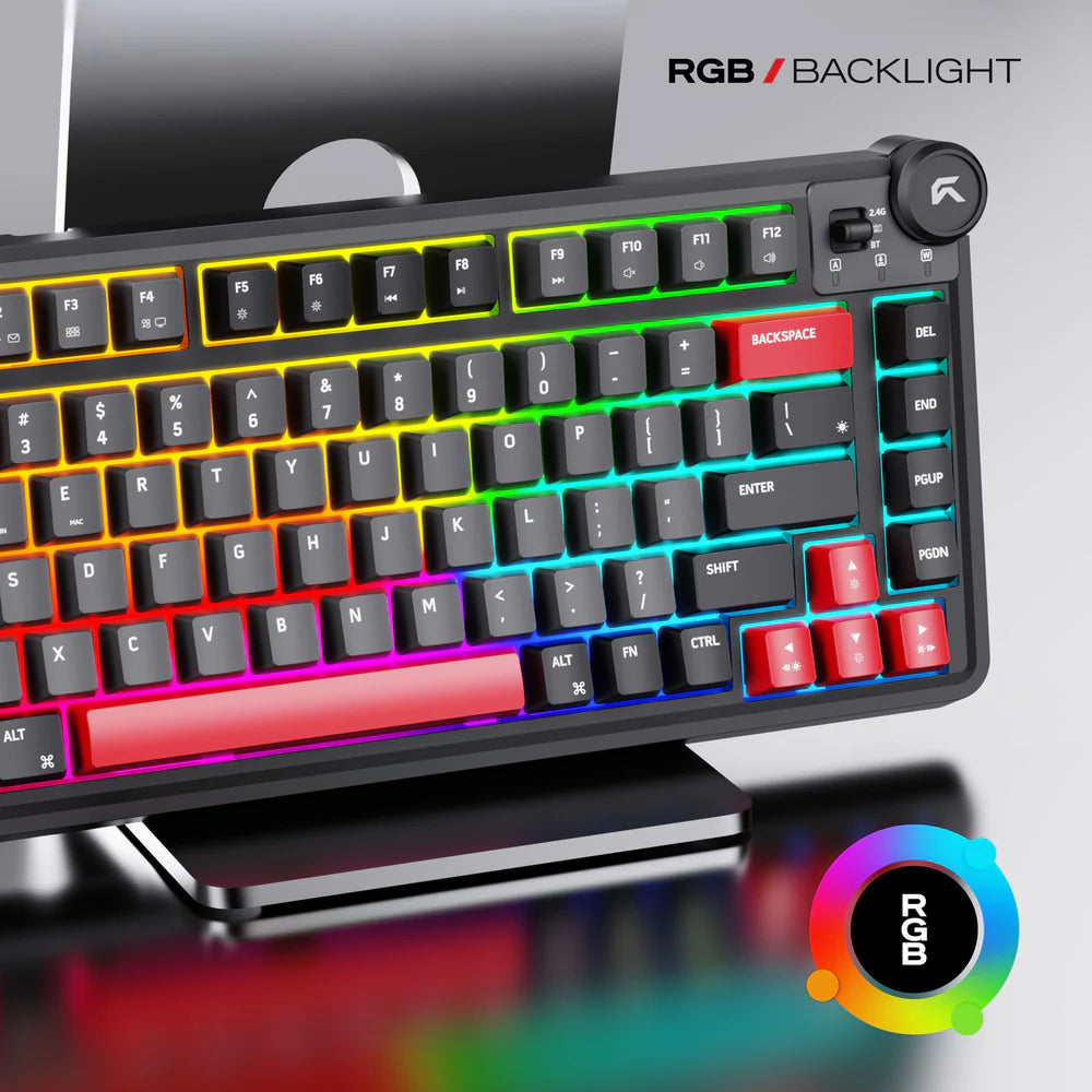 Cybeart Nighthawk 75 | TKL Tri-Mode Gaming Keyboard - | Buy Online at Shwetha Computers