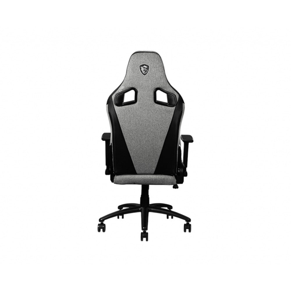 MSI Grey Gaming Chair with Fabric Cover and Steel Base