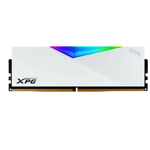 ADATA XPG Lancer 32GB (32GBx1) DDR5 6000MHz Desktop RGB RAM White (AX5U6000C3032G-CLARWH)
