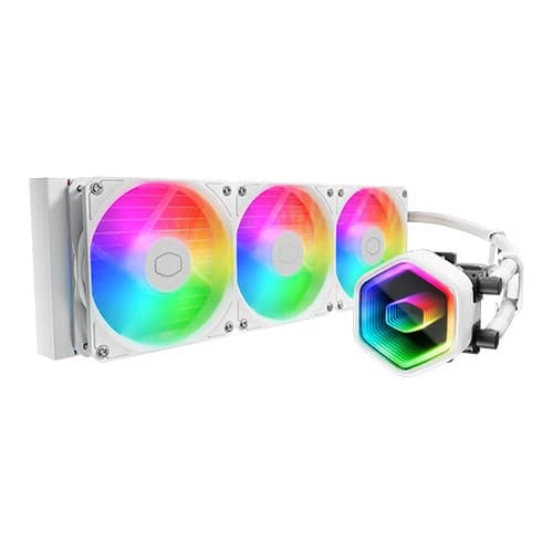 Cooler Master MasterLiquid 360 Core II ARGB CPU Liquid Cooler (White)