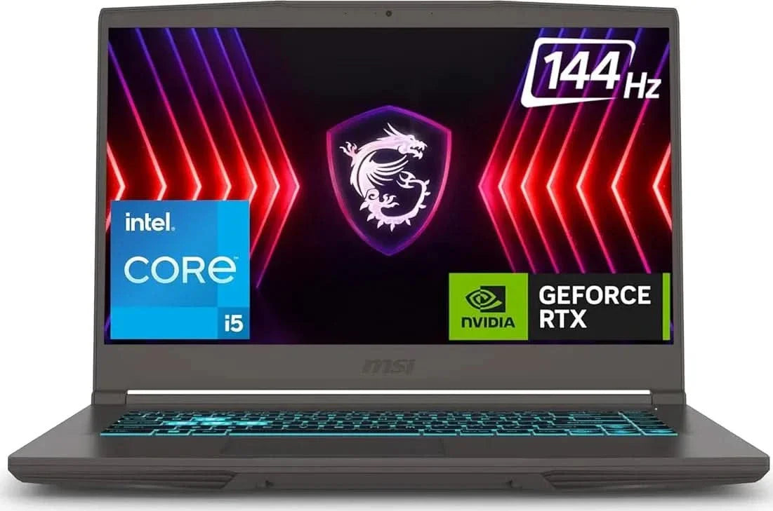 MSI Thin 15 Gaming Laptop Intel Core i5-12450H processor, NVIDIA GeForce RTX 4050, 8x2GB, 512GB SSD, 15.6" FHD, 15 B12VE-1689IN - | Buy Online at Shwetha Computers