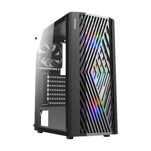 Antec NX291 Gaming Case, Mid Tower, E-ATX/ATX/Micro-ATX/ITX, RGB Fans, 360mm Radiator Support, 320mm GPU Length