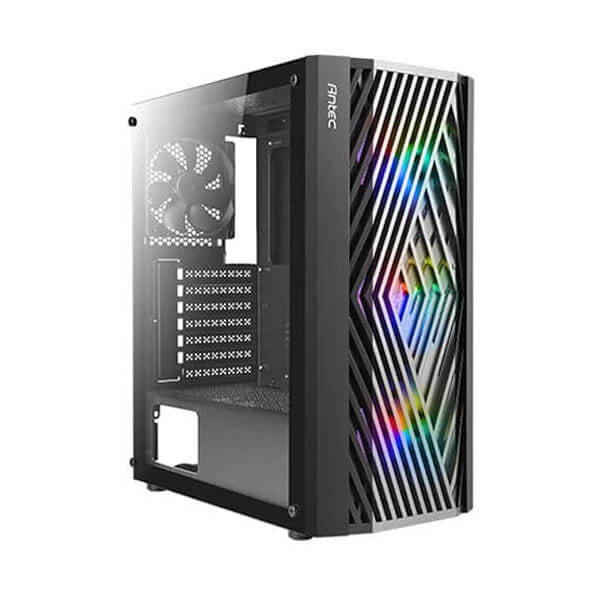 Antec NX291 Gaming Case, Mid Tower, E-ATX/ATX/Micro-ATX/ITX, RGB Fans, 360mm Radiator Support, 320mm GPU Length