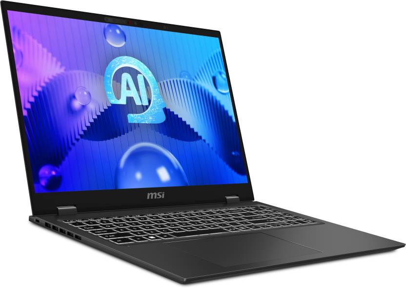 MSI Prestige 16 AI Evo Gaming Laptop Intel Core Ultra 7 155H processor, Intel Integrated Arc, 16GB, 512GB SSD, 16