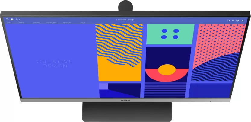 SAMSUNG S4 60.96 cm (24 inch) Full HD IPS Panel with Eye Saver Mode, Flicker Free, Height Adjustable Stand, Borderless Display Monitor (LS24C430GAWXXL)  (AMD Free Sync, Response Time: 4 ms, 100 Hz Refresh Rate)
