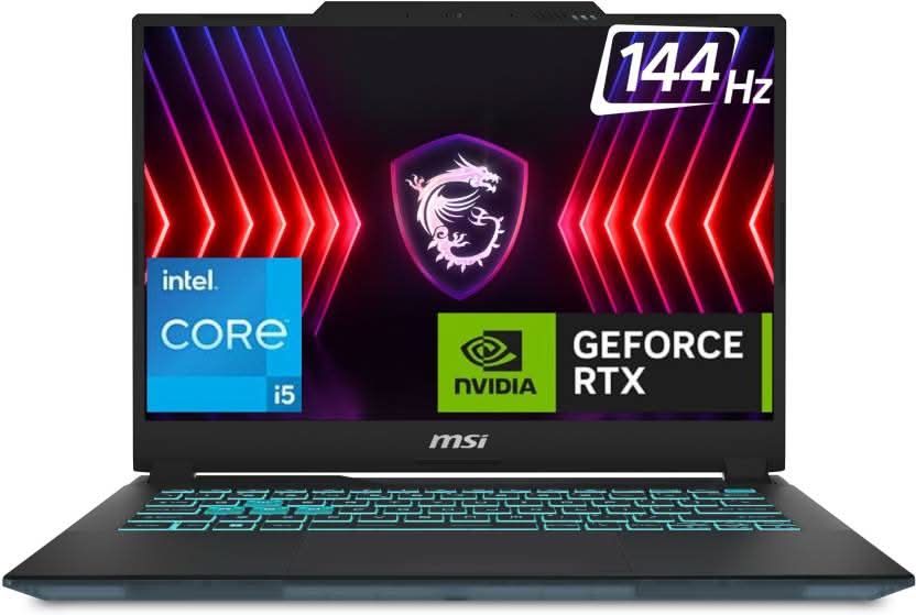MSI Cyborg 14 Gaming Laptop Intel Core i5-13420H Processor, RTX 2050, 8GB, 512GB SSD, 14