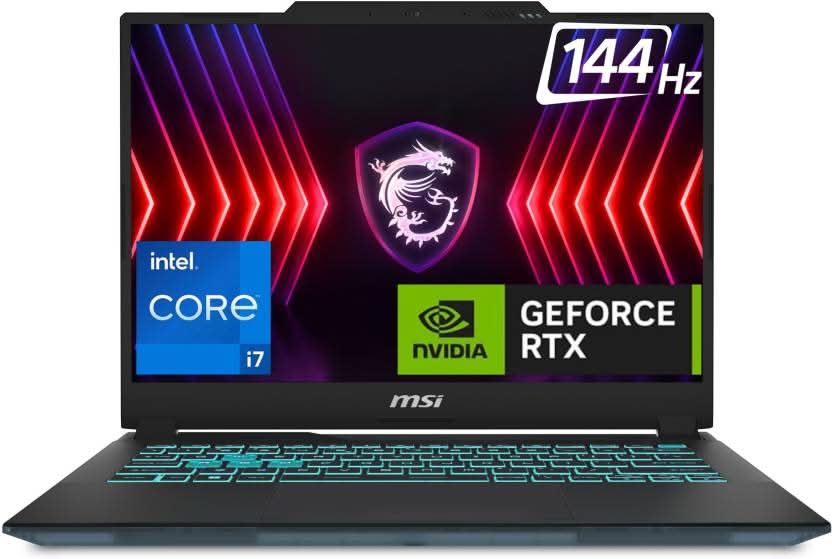 MSI Cyborg 14 Gaming Laptop Intel Core i7-13620H Processor, NVIDIA GeForce RTX 2050, 8x2GB, 512GB SSD, 14" FHD+, 14 A13UCX-204IN - | Buy Online at Shwetha Computers