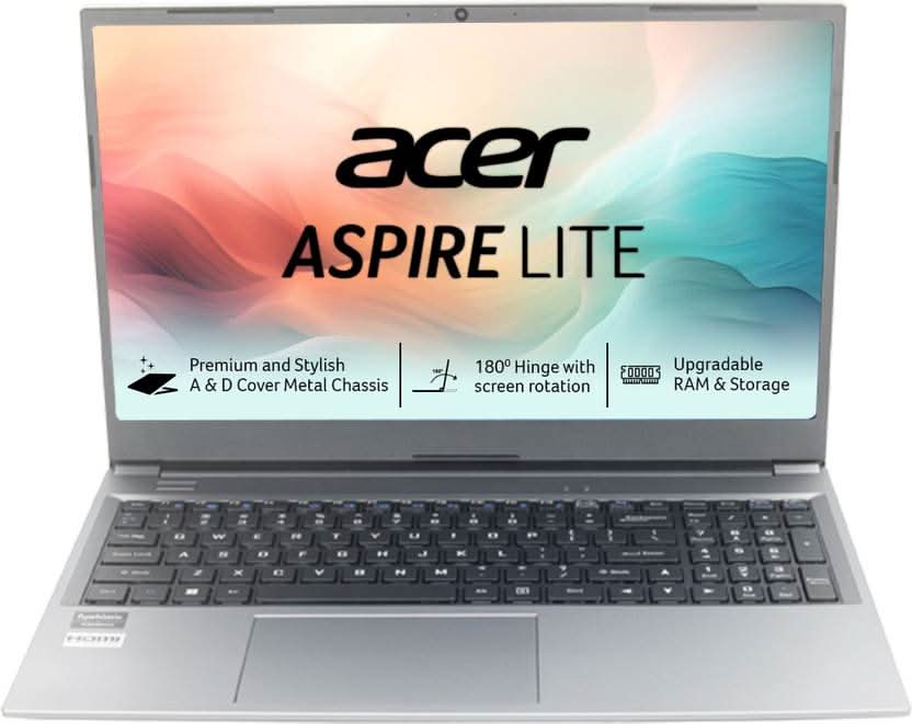 Acer Aspire Lite (AL15-41) Gaming Laptop AMD Ryzen R7 7730U processor , AMD Radeon Graphics, 16GB, 512GB SSD, 15.6" FHD, UN.31ZSI.040