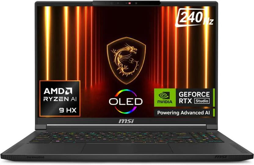 MSI Stealth A16 AI+ Gaming Laptop AMD Ryzen AI 9 HX 12 Core 370 Processor, NVIDIA GeForce RTX 5070, 32GB, 2TB SSD, 16" QHD+, A16 AI+ A3XWHG-049IN - | Buy Online at Shwetha Computers
