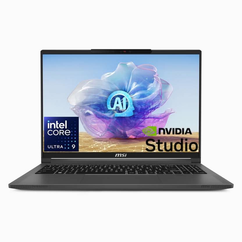 MSI Creator 16 Studio AI Gaming Laptop Intel Core Ultra 9 185H Processor, RTX 4080, 32x2GB, 2TB SSD, 16" UHD+, 16 AI Studio A1VHG-058IN - | Buy Online at Shwetha Computers