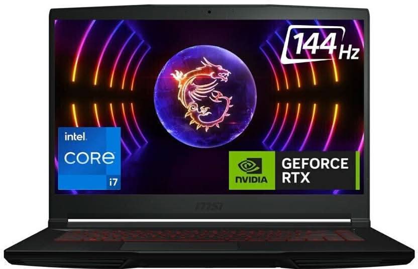 MSI Thin GF63 Gaming Laptop Intel Core i7-12650H processor, NVIDIA GeForce RTX 4060, 8x2GB, 512GB SSD, 15.6