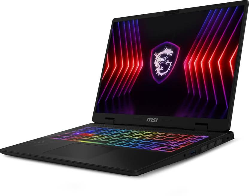 MSI Crosshair 16 HX AI Gaming Laptop Intel Core Ultra 7 255HX Processor, NVIDIA GeForce RTX 5070, 8x2GB, 1TB SSD, 16" QHD+, 16 HX AI D2XWGKG-066IN - | Buy Online at Shwetha Computers