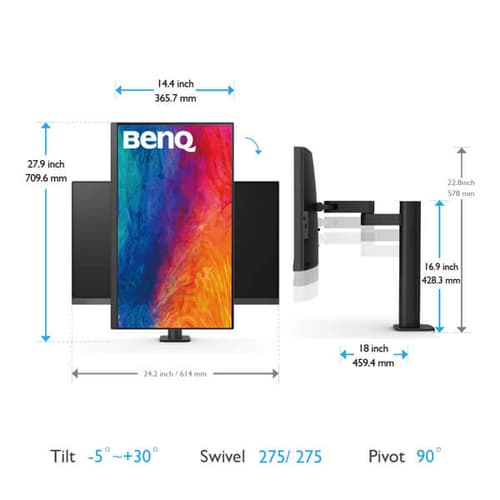 BenQ PD2705UA 27 Inch Graphic Designers Monitor