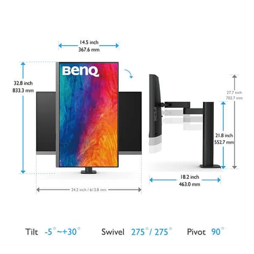 BenQ PD2706UA 27 Inch Graphic Designers Monitor