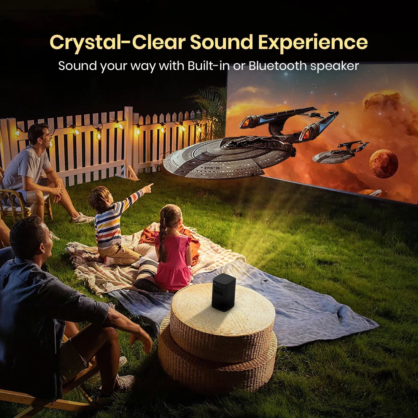 PORTRONICS Pico 13 Rechargeable Smart LED Projector | 4K UHD Support | 3500 Lumens | Rechargeable | DLP Technology - | Buy Online at Shwetha Computers