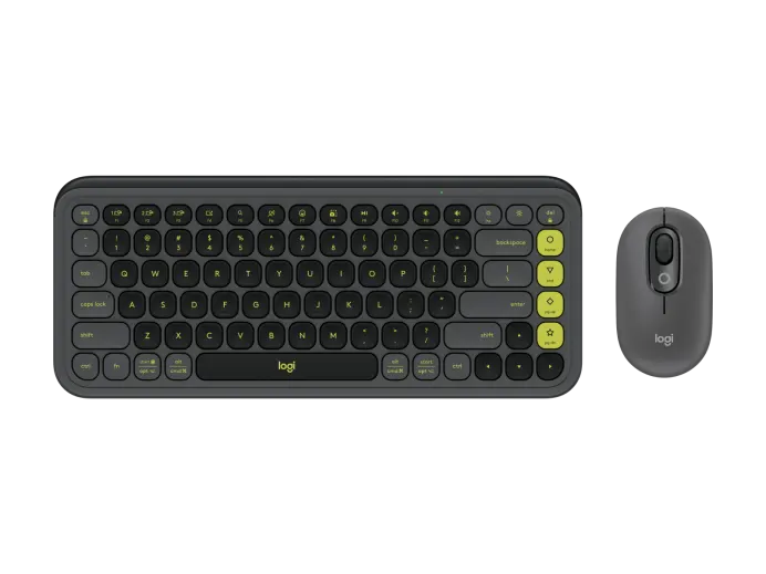 Logitech POP Icon Wireless Keyboard and Mouse Combo - | Buy Online at Shwetha Computers
