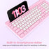 PORTRONICS Bubble Square Wireless Keyboard with Bluetooth & 2.4 GHZ Receiver - | Buy Online at Shwetha Computers