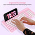 PORTRONICS Bubble Square Wireless Keyboard with Bluetooth & 2.4 GHZ Receiver - | Buy Online at Shwetha Computers