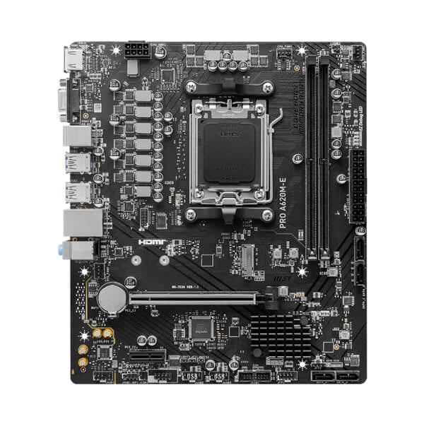 MSI PRO A620M-E DDR5 AMD Ryzen Motherboard