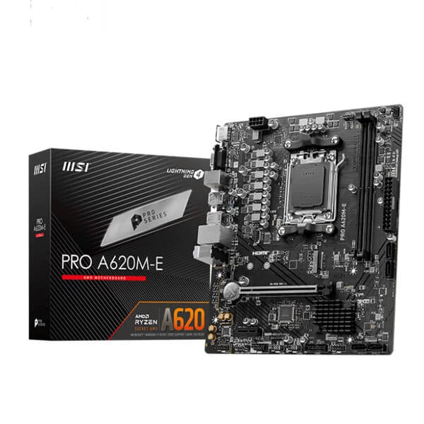 MSI PRO A620M-E DDR5 AMD Ryzen Motherboard