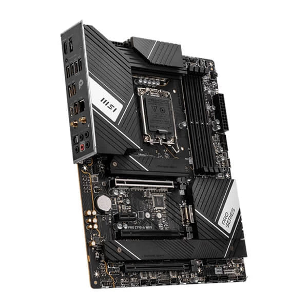 MSI PRO Z790-A WIFI ATX Motherboard for Intel Core, DDR5 Memory, PCIe 4.0 Slots, 2.5G LAN, Wi-Fi 6E, Bluetooth 5.3