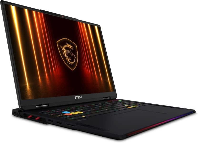 MSI Raider 18 HX AI Gaming Laptop Intel Core Ultra 9 285HX Processor, NVIDIA GeForce RTX 5080, 32x2GB, 2TB SSD, 18" UHD+, 18 HX AI A2XWIG-255IN - | Buy Online at Shwetha Computers
