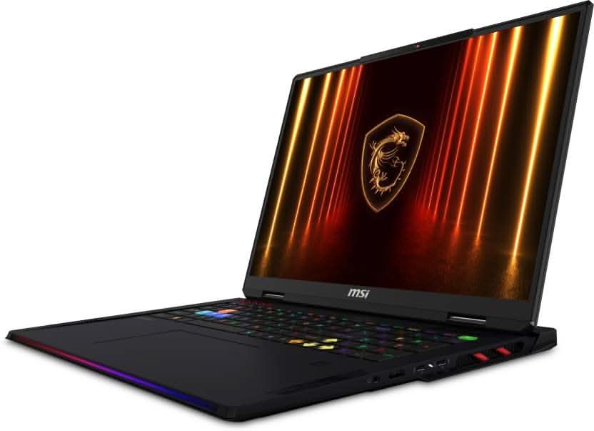 MSI Raider 18 HX AI Gaming Laptop Intel Core Ultra 9 285HX Processor, NVIDIA GeForce RTX 5080, 32x2GB, 2TB SSD, 18" UHD+, 18 HX AI A2XWIG-255IN - | Buy Online at Shwetha Computers