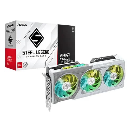 ASRock AMD Radeon RX9060XT 8GB GDDR6 Graphics Card - | Buy Online at Shwetha Computers