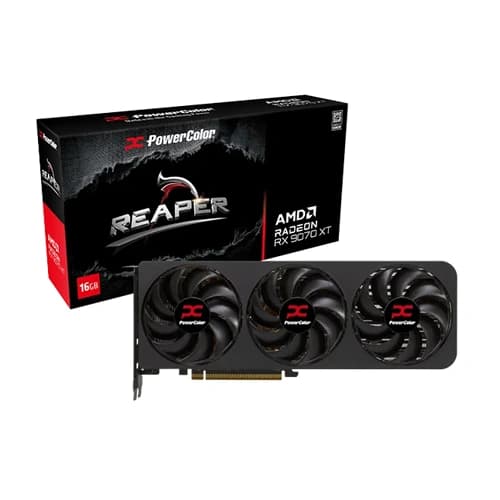 PowerColor Reaper AMD Radeon RX 9070 XT 16GB GDDR6 Gaming Graphics Card - | Buy Online at Shwetha Computers