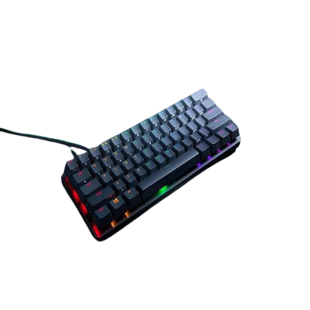 Razer Huntsman Mini Gaming Keyboard Clicky Optical Purple Switches (Black)