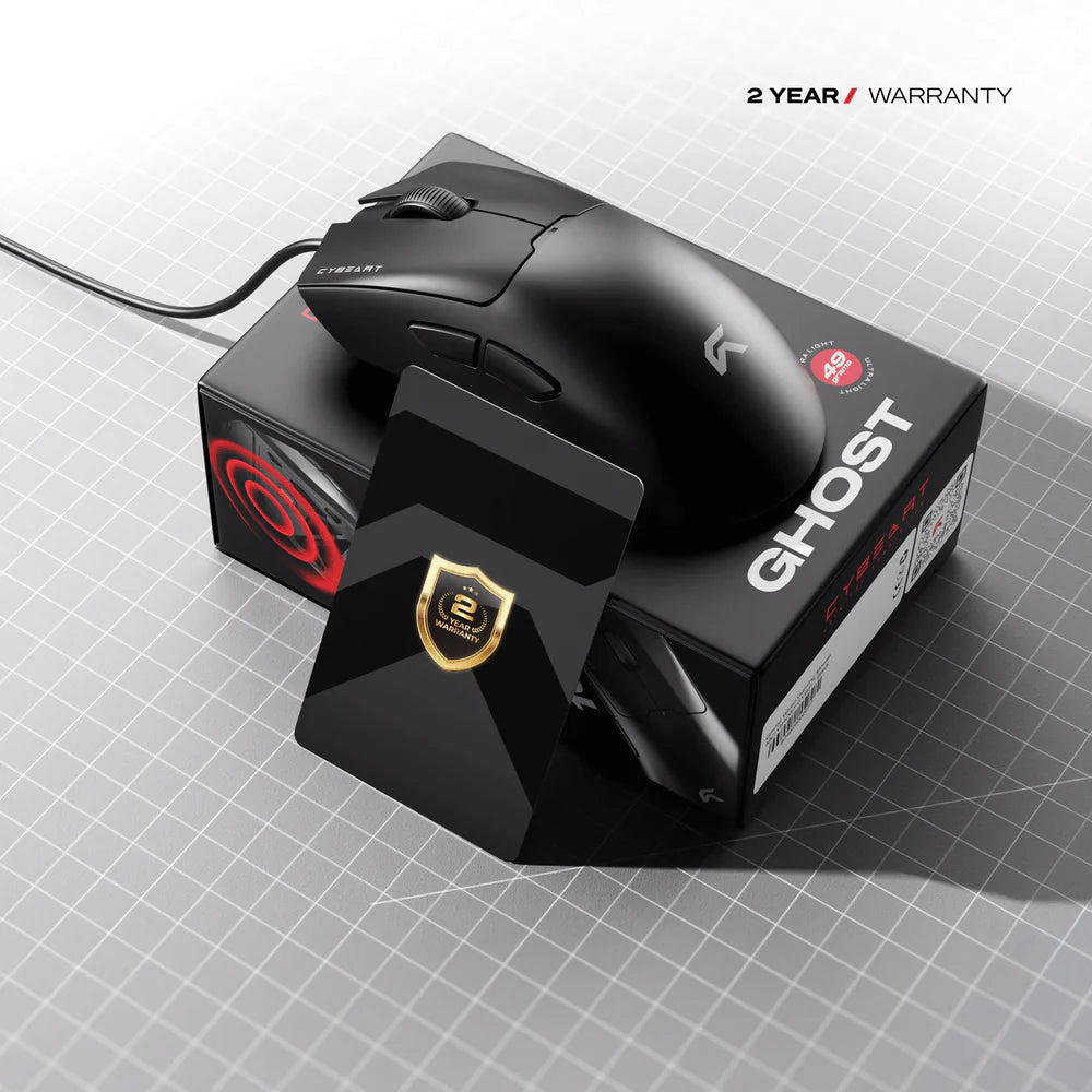 Cybeart Ghost | 49g Ultra-light Wired Gaming Mouse - | Buy Online at Shwetha Computers