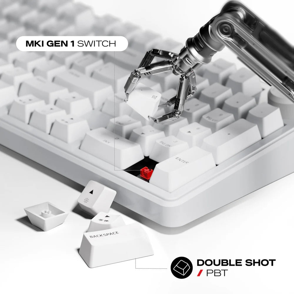 Cybeart Akula 99 | Compact Full-Size Tri-Mode Gaming Keyboard - | Buy Online at Shwetha Computers