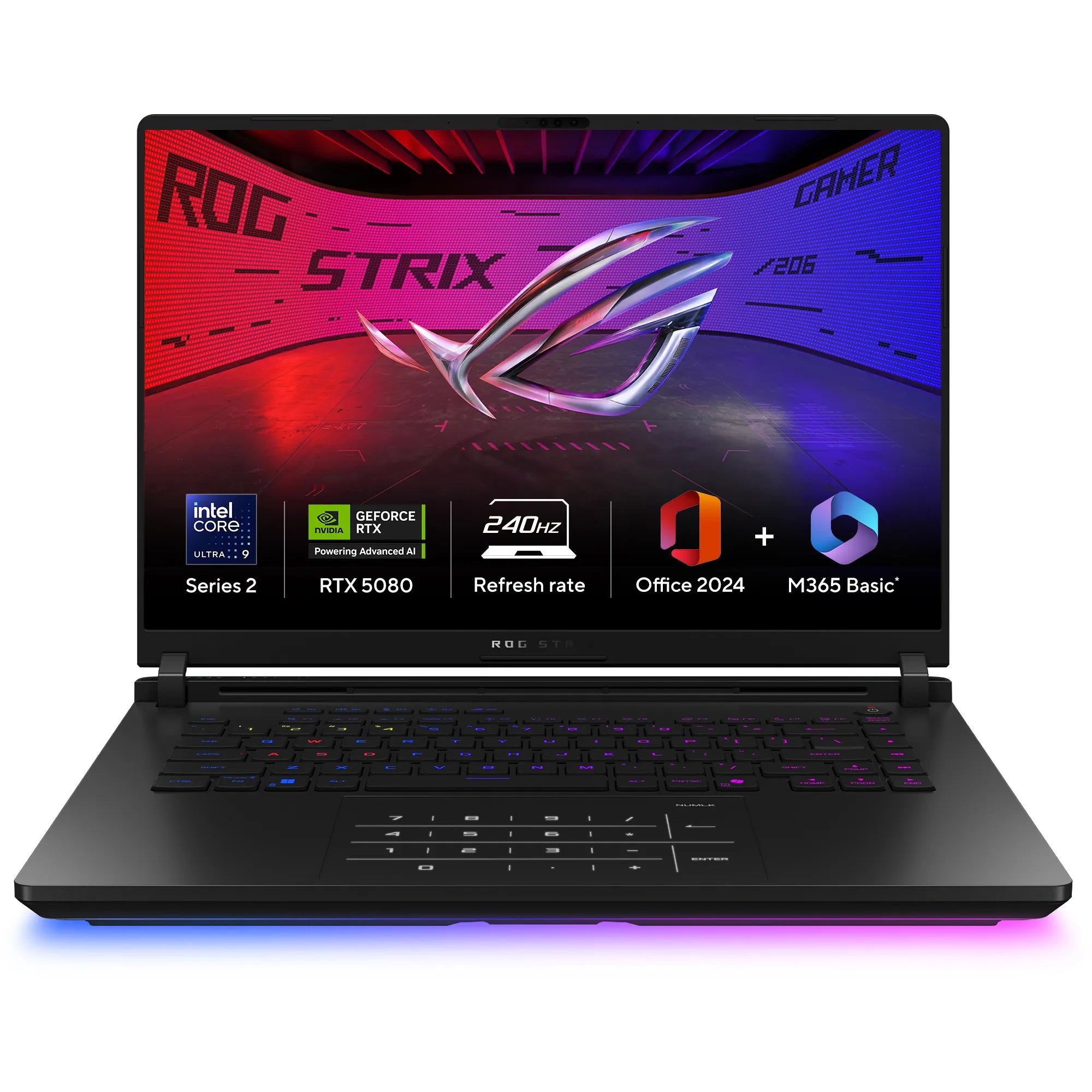 Asus ROG Strix SCAR 16, Gaming Laptop, Intel Core Ultra 9 275HX, RTX 5080 GPU, 32GB, 2TB PCIe 4.0 NVMe M.2 Performance SSD, 40.64 cms (16), 2.5K, G635LW-RW157WS - | Buy Online at Shwetha Computers
