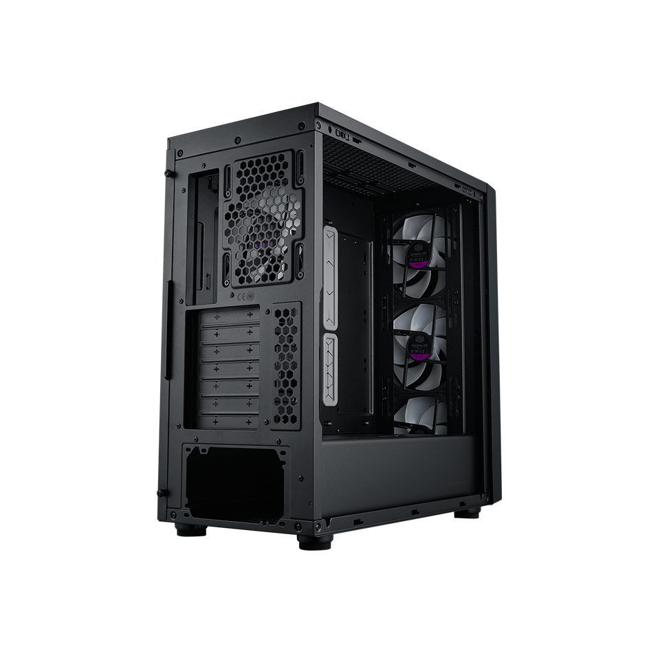 Cooler Master MasterBox 600 ARGB Mid Tower Cabinet - Black