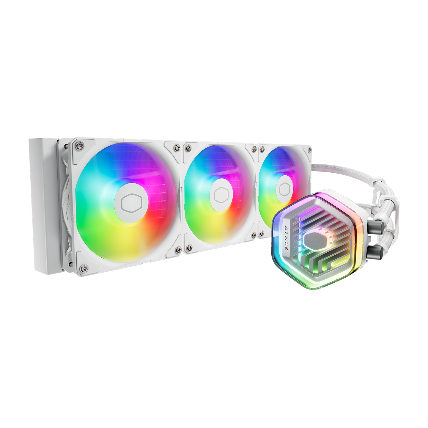 Cooler Master MasterLiquid 360 Atmos CPU Cooler - White - | Buy Online at Shwetha Computers