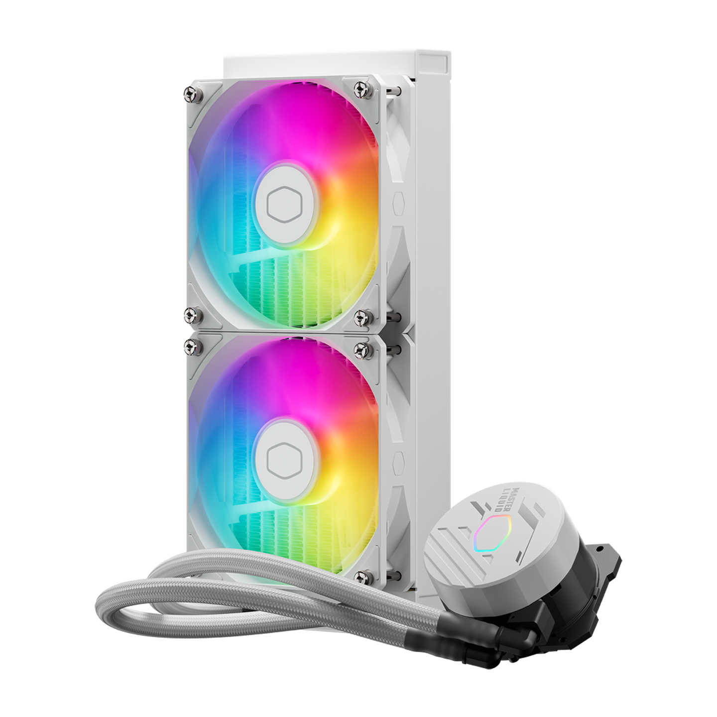 Cooler Master MasterLiquid 240L Core ARGB Liquid CPU Cooler - White