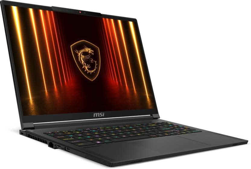 MSI Stealth A16 AI+ Gaming Laptop AMD Ryzen AI 9 HX 12 Core 370 Processor, NVIDIA GeForce RTX 5070, 32GB, 2TB SSD, 16
