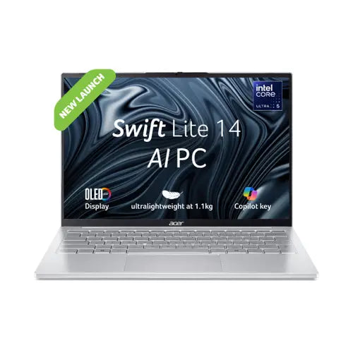 Acer Swift Lite (SFL14-54M) Gaming Laptop Ultra 5 processor 115U, Intel Graphics, 16 GB, 512GB SSD, 14" WUXGA, NX.D2GSI.001 - | Buy Online at Shwetha Computers