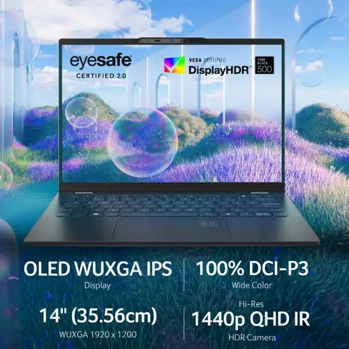 Acer Swift 14 AI (SF14-51) Gaming Laptop Intel Core Ultra 7 processor 256V, Intel Arc graphics, 16 GB, 1024GB SSD, 14" WUXGA, NX.J2HSI.001 - | Buy Online at Shwetha Computers