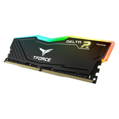 TEAMGROUP T-Force Delta RGB CL16 DDR4 16GB (16GBx1) 3200MHz Desktop RAM (Black) - | Buy Online at Shwetha Computers