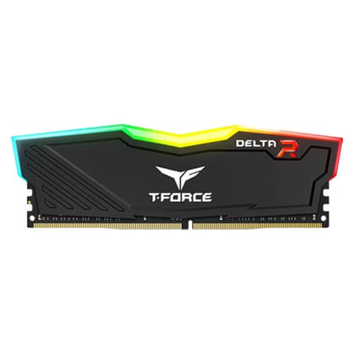TEAMGROUP T-Force Delta RGB CL16 DDR4 16GB (16GBx1) 3200MHz Desktop RAM (Black) - | Buy Online at Shwetha Computers