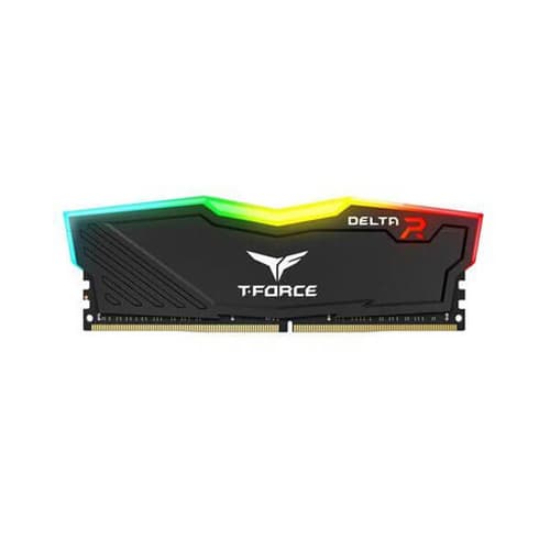 TEAMGROUP T-Force Delta RGB CL18 DDR4 16GB (16GBx1) 3600MHz Desktop RAM (Black) - | Buy Online at Shwetha Computers