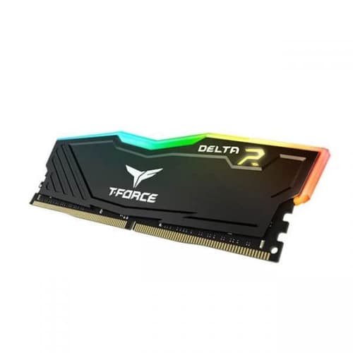 TEAMGROUP T-Force Delta RGB CL18 DDR4 16GB (8GBx2) 3600MHz Desktop RAM (Black)