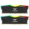 TEAMGROUP T-Force Delta RGB CL16 DDR4 32GB (16GBx2) 3200MHz Desktop RAM (Black)