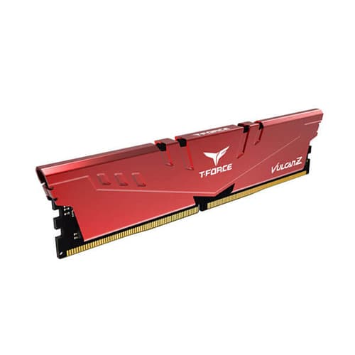 TEAMGROUP T-Force Vulcan Z CL18 DDR4 16GB (16GBx1) 3600MHz Desktop RAM (Red) - | Buy Online at Shwetha Computers
